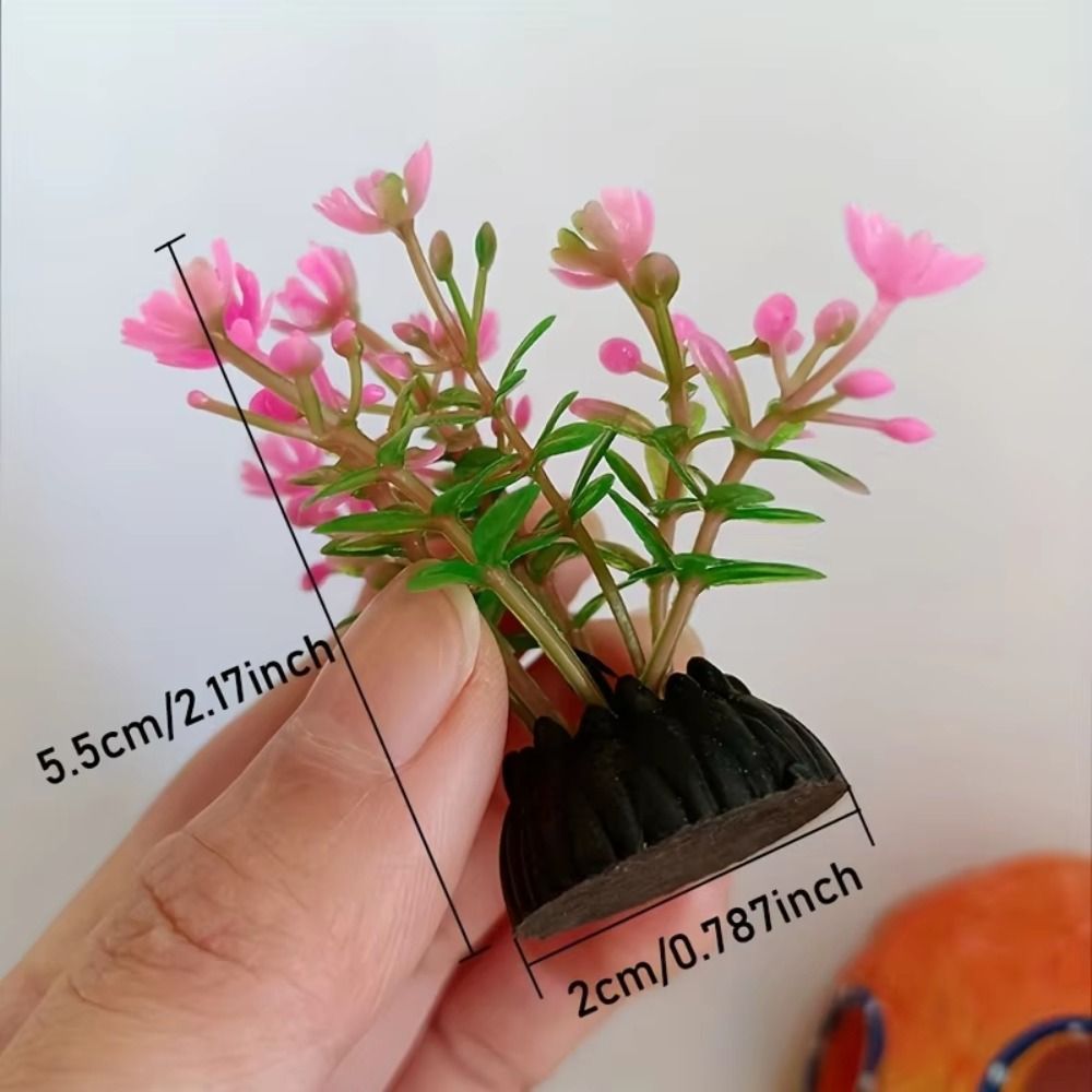 Aquarium Planted Background - Plastic Artificial Aquarium Plant Height Range