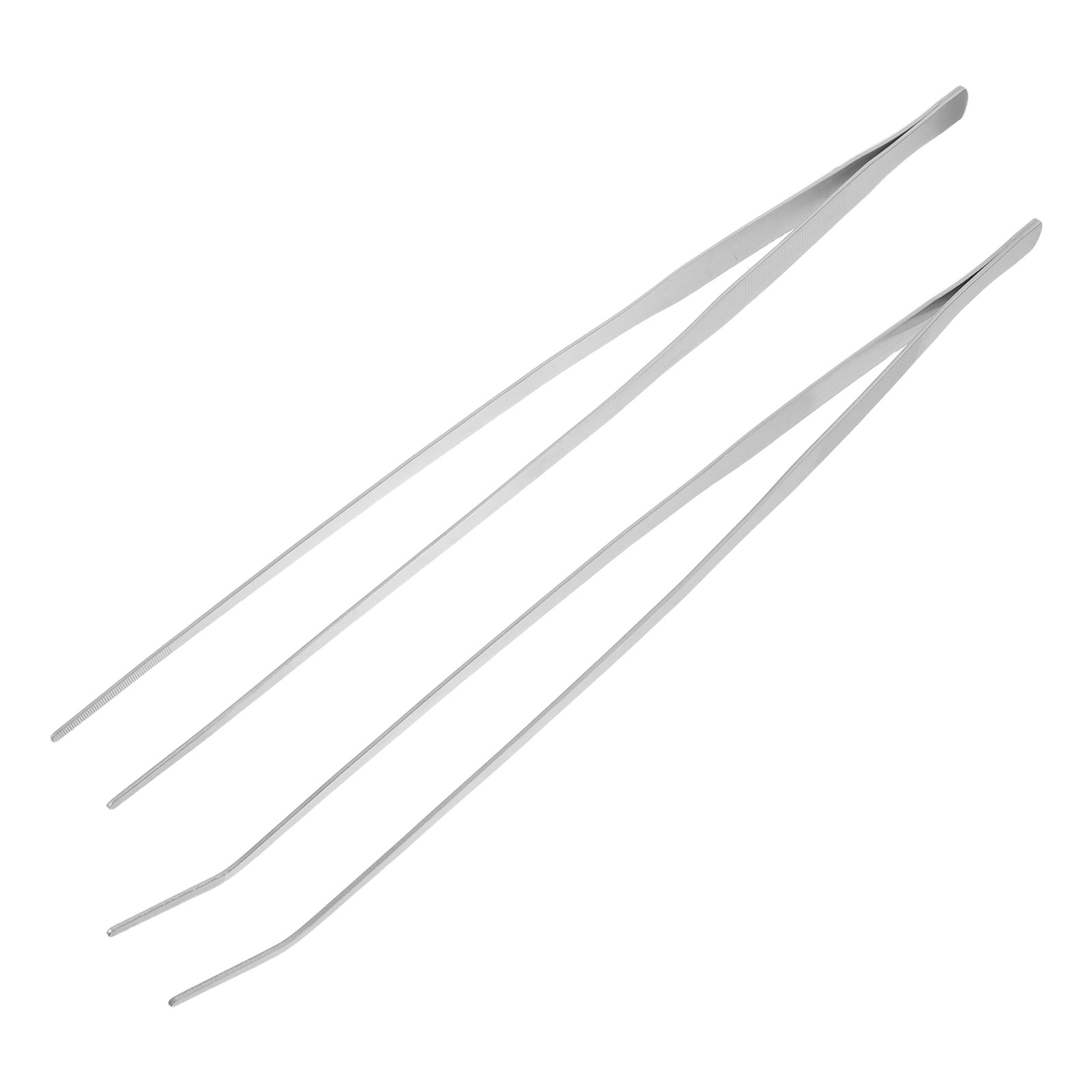Planted Aquarium Care - 2Pcs Long Tweezers Stainless Steel Polished
