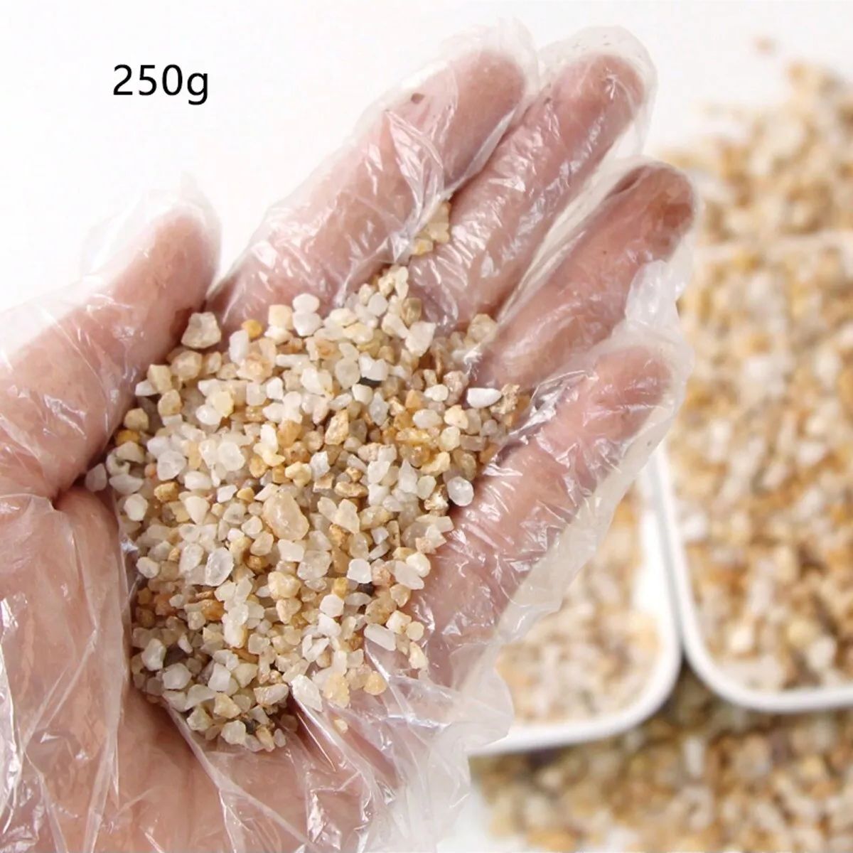 1pc-250g Natural Crystals Grav - đánh giá và giá Planted Aquarium With Sand