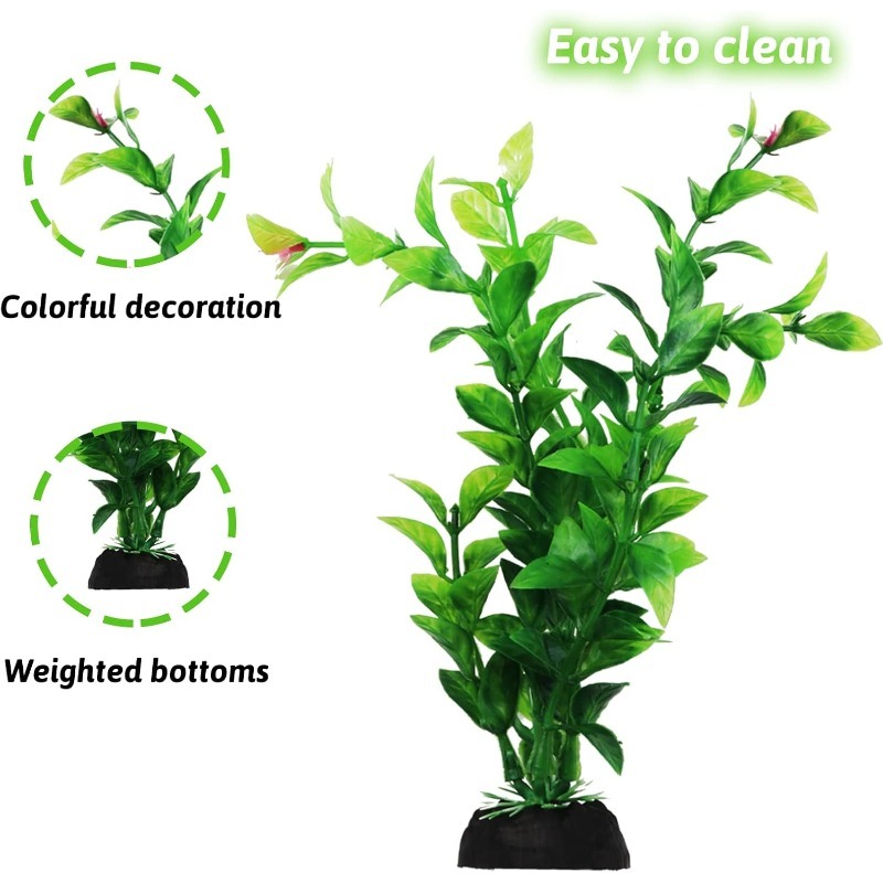 10Pcs/set Artificial Aquarium  - đánh giá và giá Aquarium Plant Vine