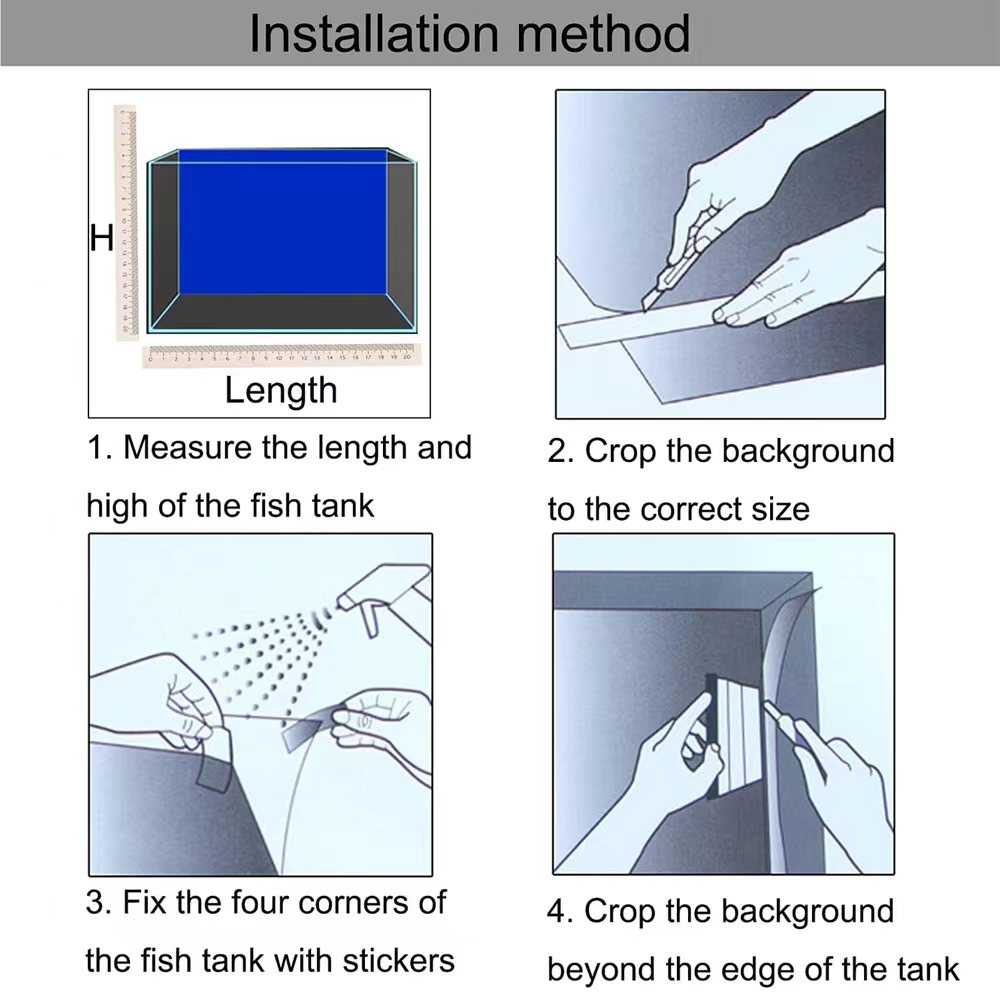 Nền Cho Bể Cá 3d Dán Poster Cá - đánh giá và giá Aquarium Planted Background