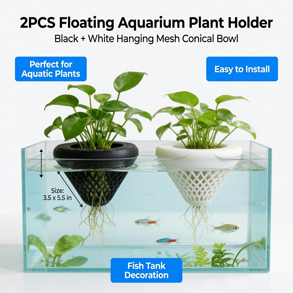 2PCS Floating Aquarium Plant H - đánh giá và giá Aquarium Plant Design