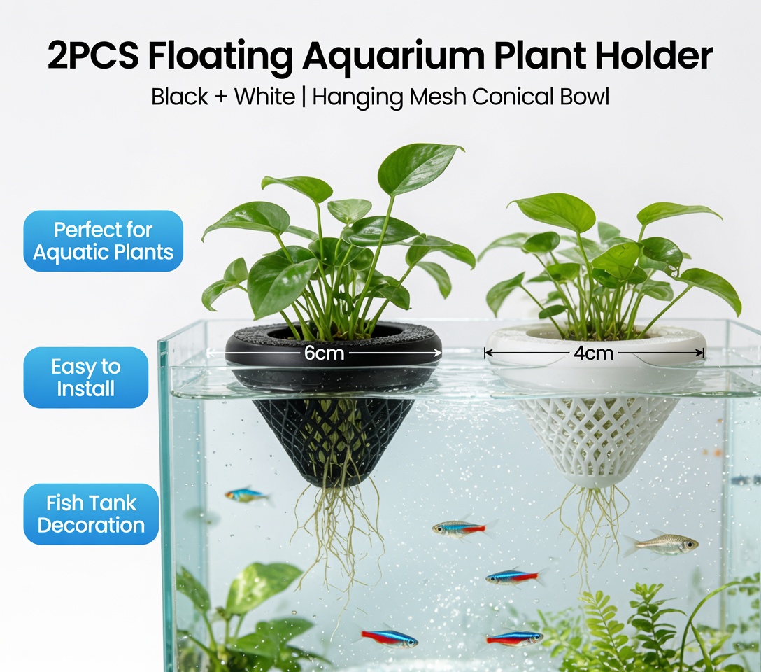 2PCS Floating Aquarium Plant H - đánh giá và giá Aquarium Plant Design