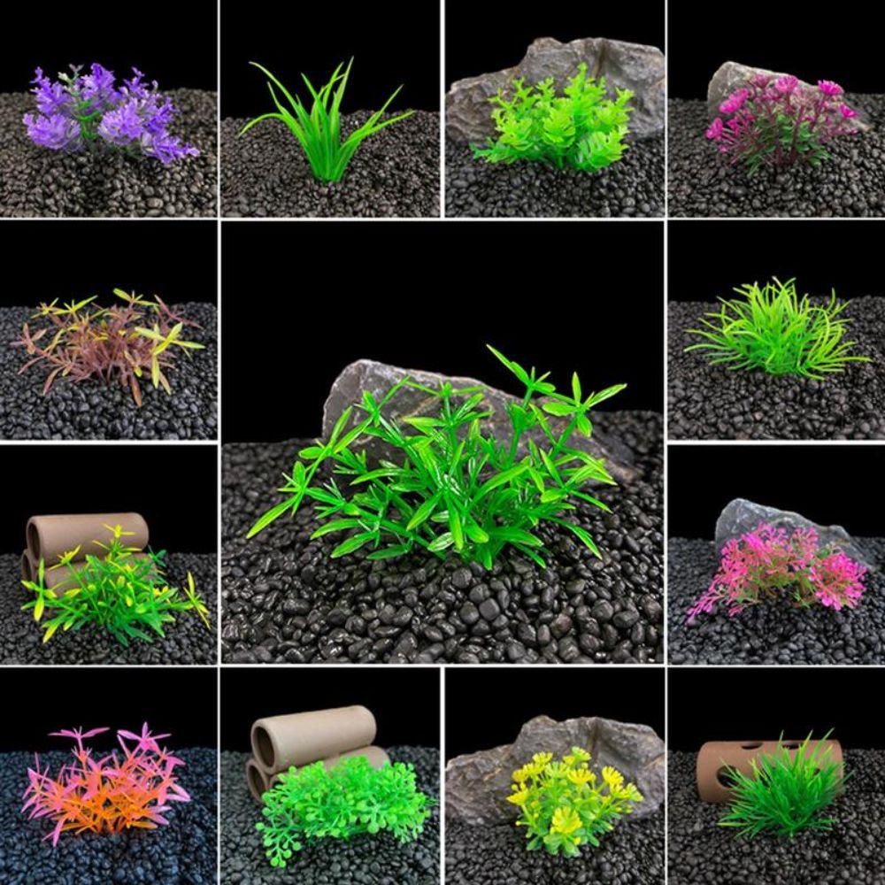 Plastic Artificial Aquarium Pl - đánh giá và giá Aquarium Planted Background