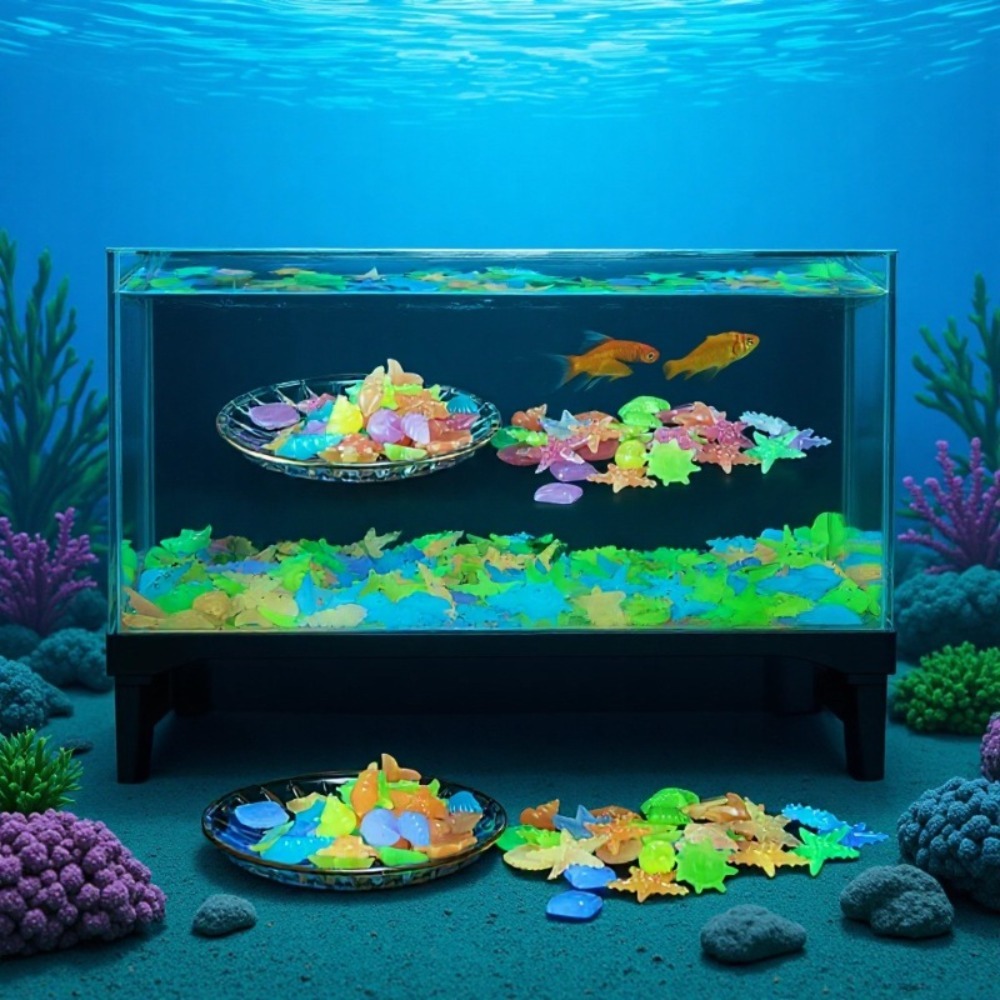Glowing Luminous Ocean Stones  - đánh giá và giá Aquarium Plant Design