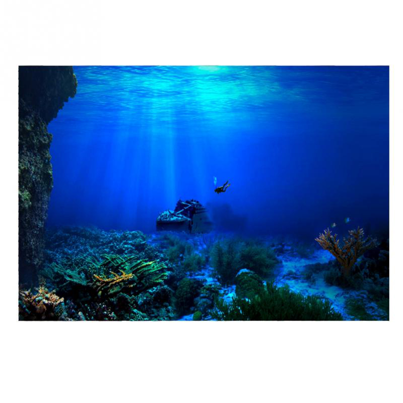 Fish Tank Background Decorativ - đánh giá và giá Aquarium Planted Background