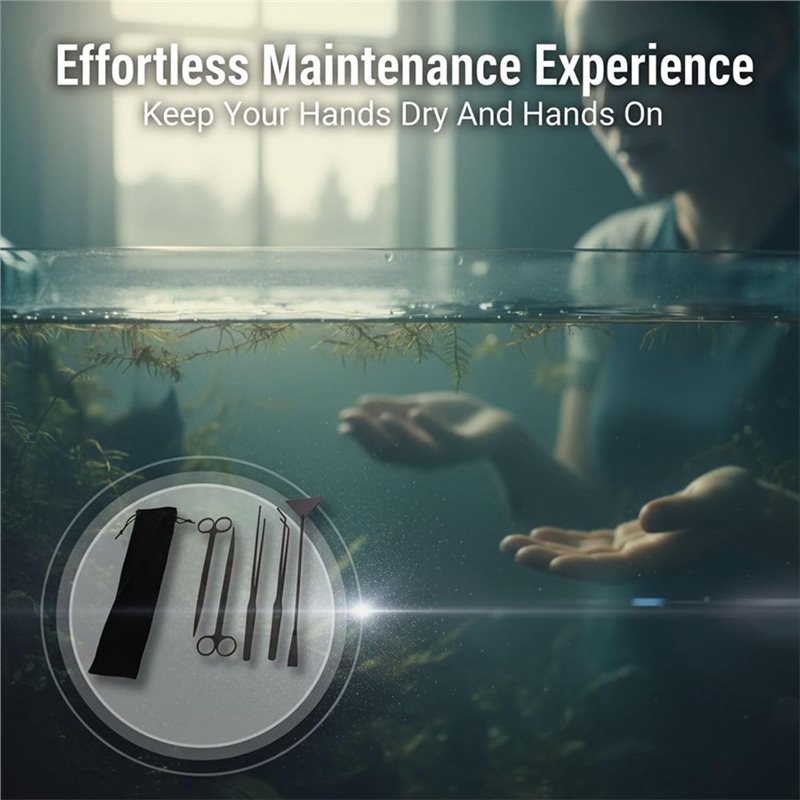ABLK 5 Pcs Aquarium Tools Kit  - đánh giá và giá Planted Aquarium With Sand