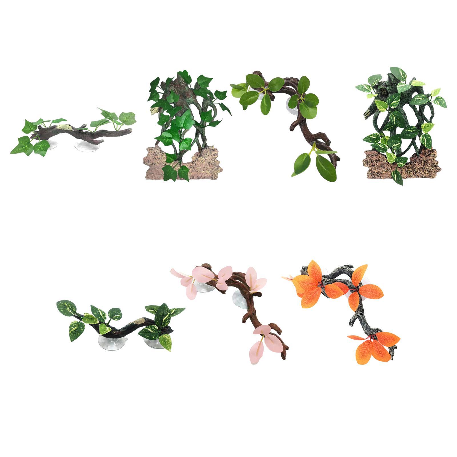 Gecko Plant Ornament Aquarium  - đánh giá và giá Aquarium Planted Background