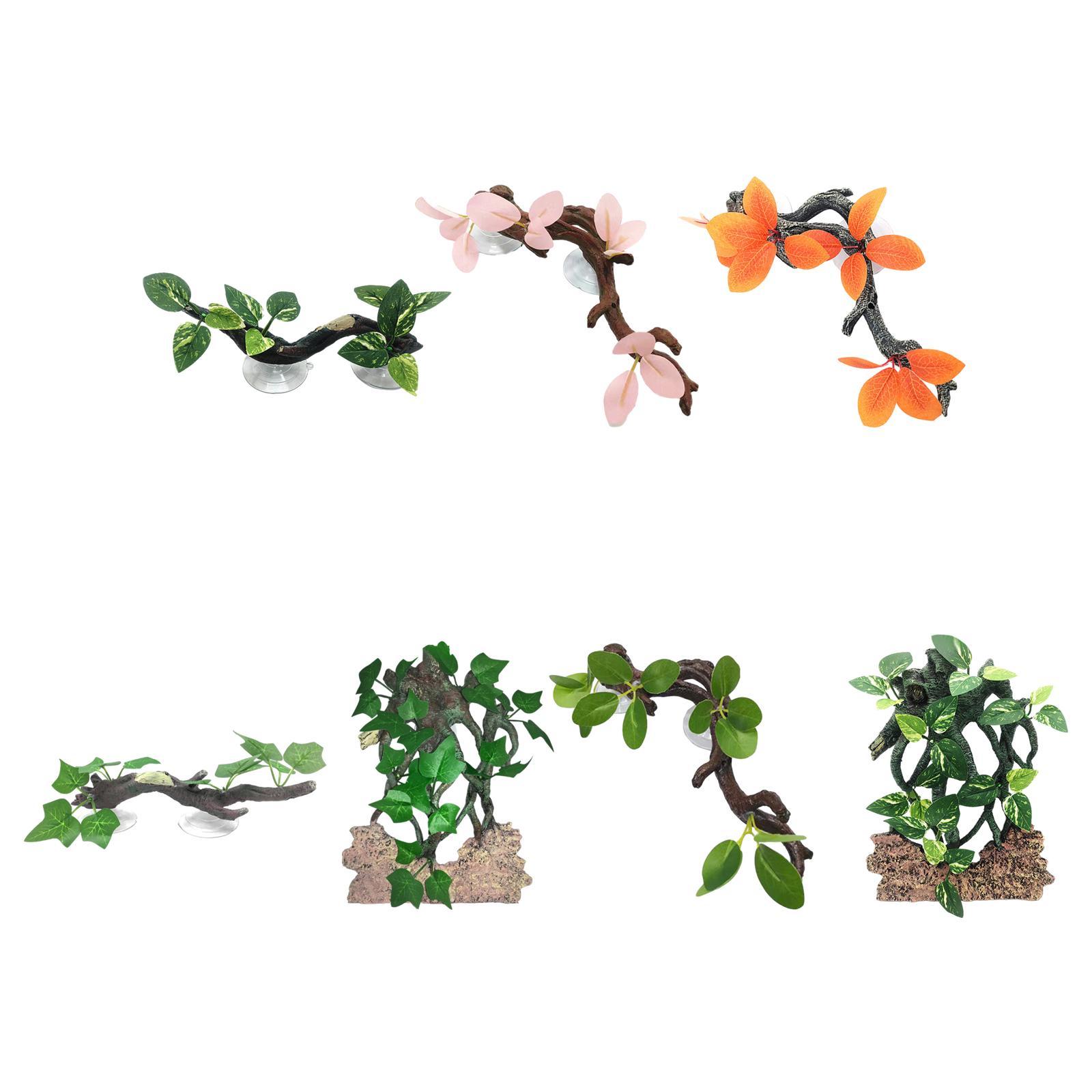 Gecko Plant Ornament Aquarium  - đánh giá và giá Aquarium Planted Background
