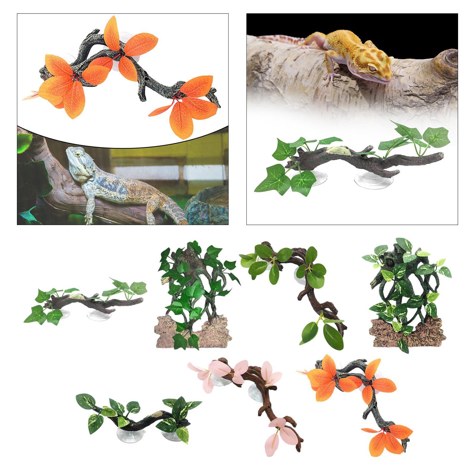 Gecko Plant Ornament Aquarium  - đánh giá và giá Aquarium Planted Background