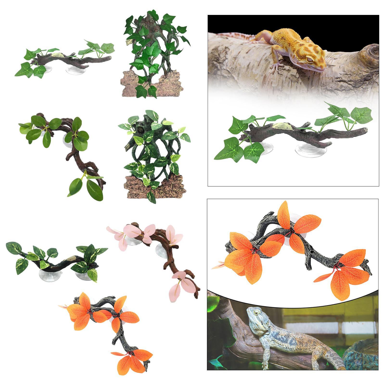 Gecko Plant Ornament Aquarium  - đánh giá và giá Aquarium Planted Background
