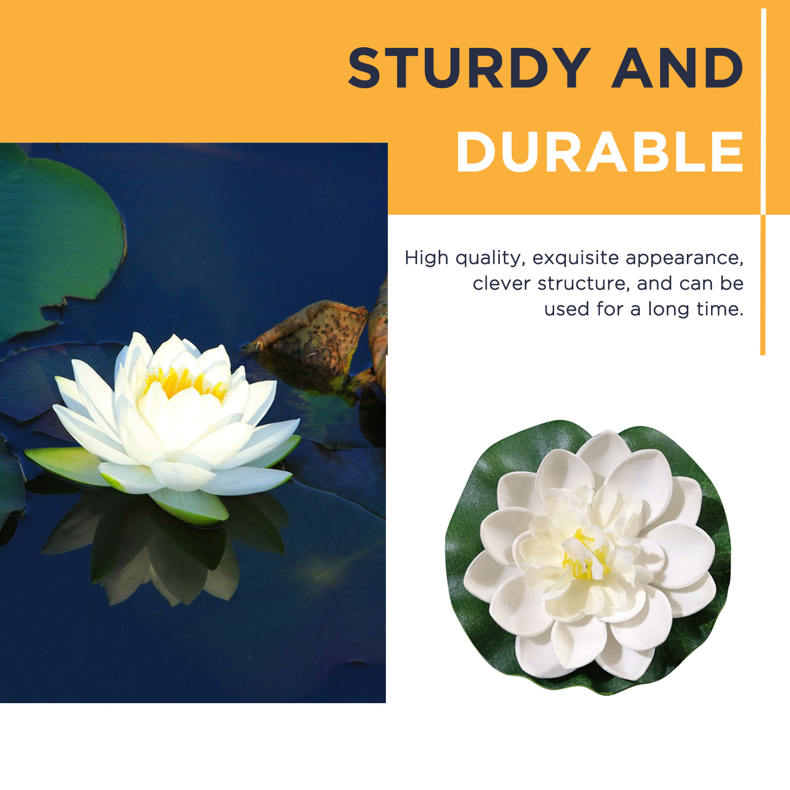 5pcs/set 10cm Artificial Lotus - đánh giá và giá Aquarium Plant Design