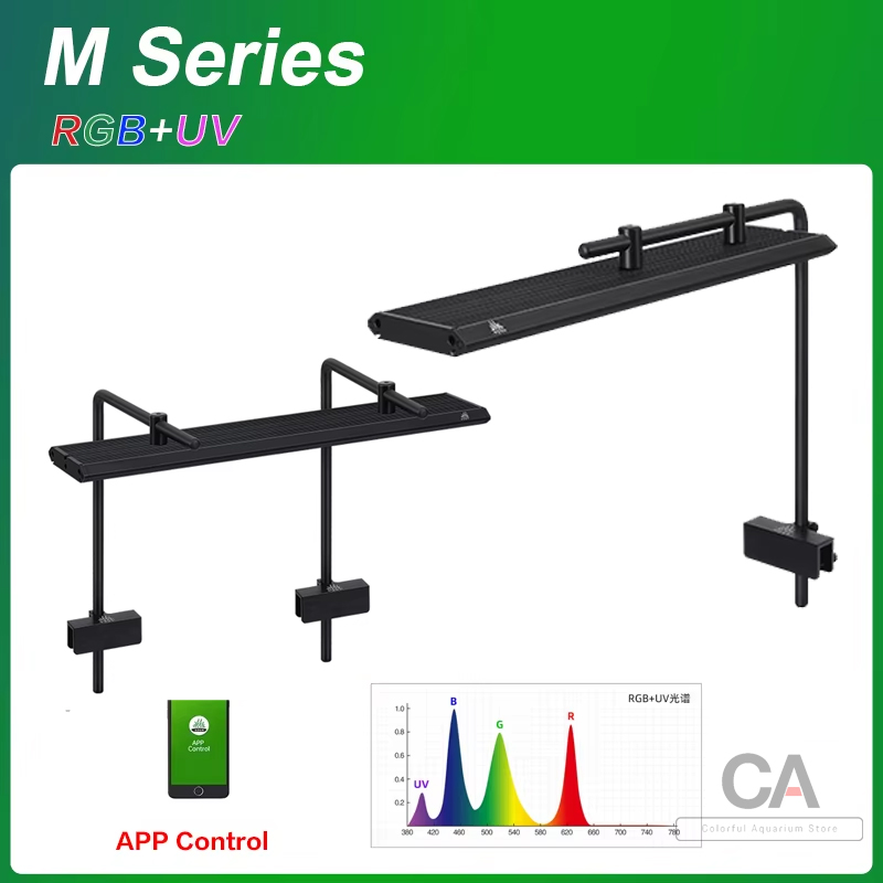 WEEK AQUA LED M Series RGB+UV  - đánh giá và giá Planted Aquarium Uv Light