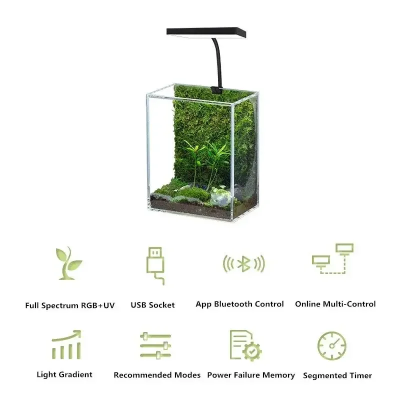 WEEK AQUA Mag Pro USB Nano Aqu - đánh giá và giá Led Planted Tank Light