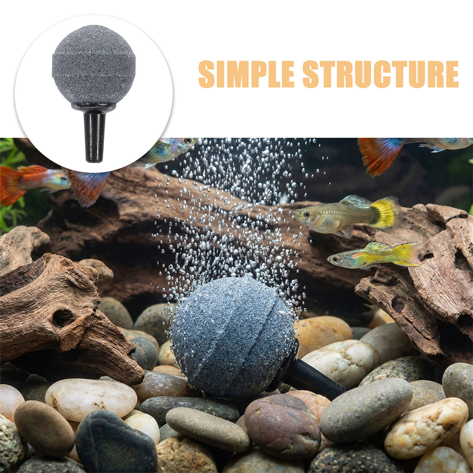 12pcs Aquarium Air Stone Bubbl - đánh giá và giá Planted Aquarium Care