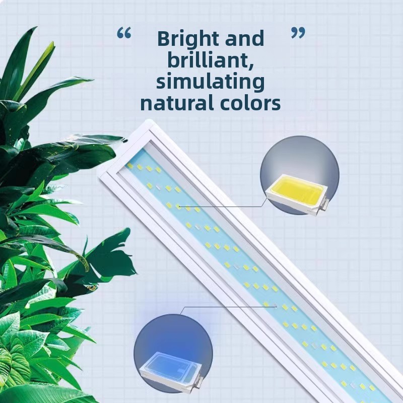 Full Spectrum LED Aquarium Lig - đánh giá và giá Aquarium Planted Background