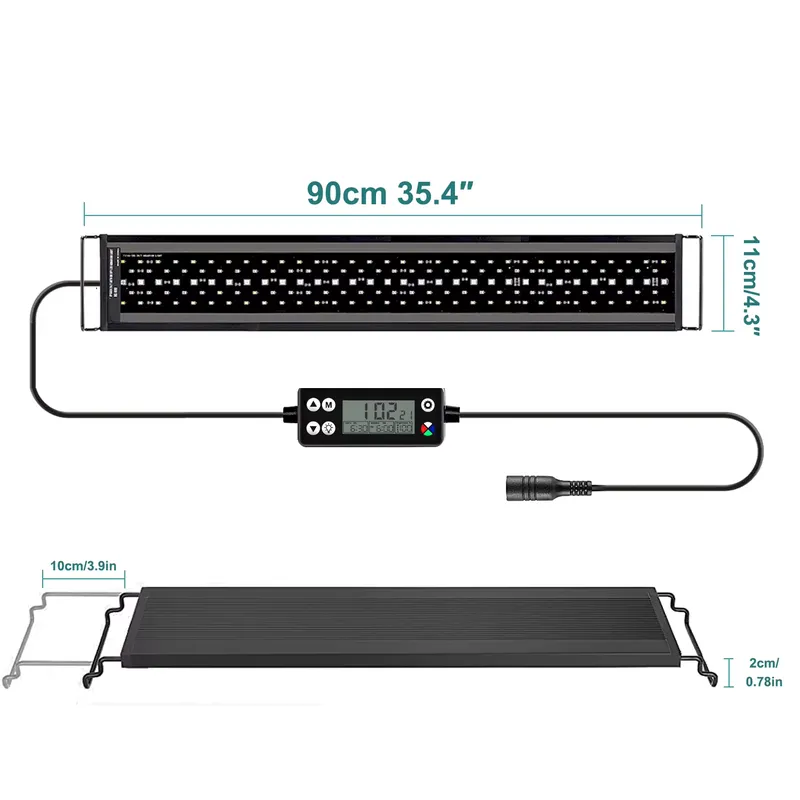 SIROKA SRK-YFT 90 cm Full Spec - đánh giá và giá Led Planted Tank Light