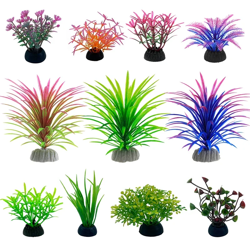 PVC Aquarium Decorative Simula - đánh giá và giá Aquarium Plant Design
