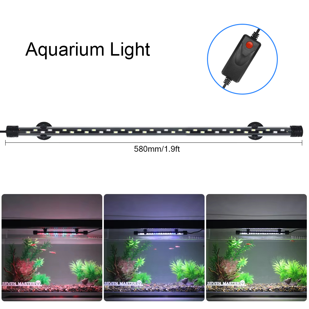 58CM  Aquarium Light LED Plant - đánh giá và giá Aquarium Plant Design