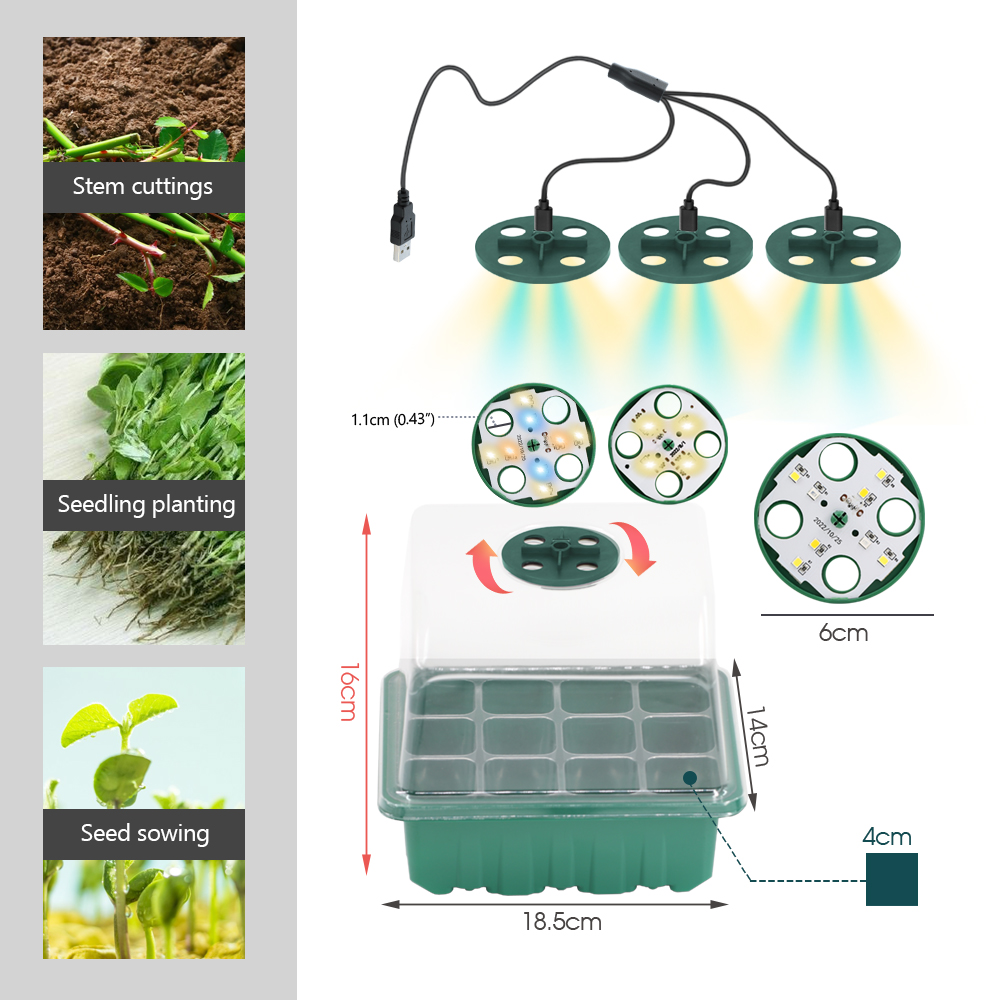 LED Nursery Pots with Grow Lig - đánh giá và giá Led Planted Tank Light