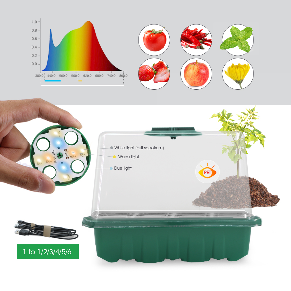LED Nursery Pots with Grow Lig - đánh giá và giá Led Planted Tank Light