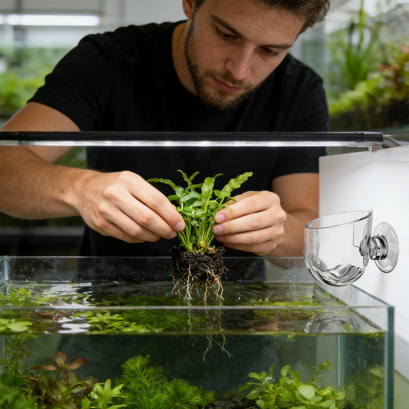 Acrylic Aquarium Plant Holder  - đánh giá và giá Aquarium Planted Background