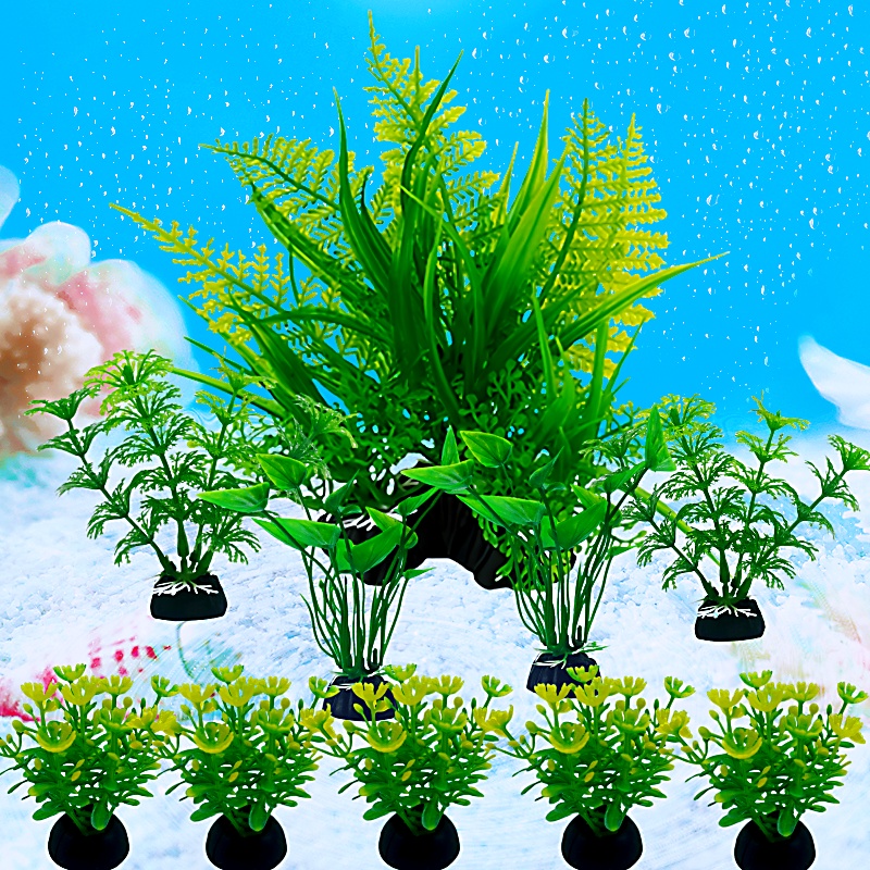 10PC Fish Tank DIY Artificial  - đánh giá và giá Aquarium Plant Design