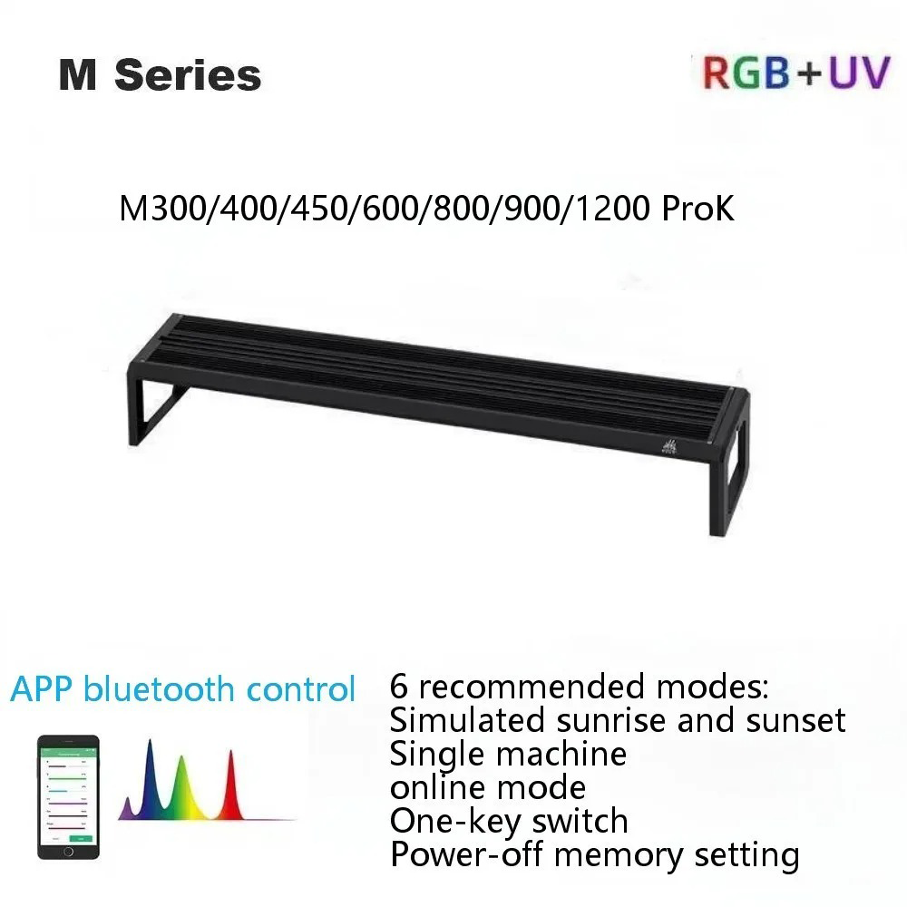Week Aqua M Series RGB+UV Wate - đánh giá và giá Planted Aquarium Uv Light