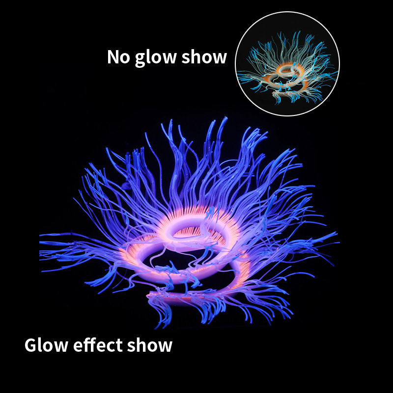 Soft Silicone Sea Anemone Cora - đánh giá và giá Aquarium Plant Gel