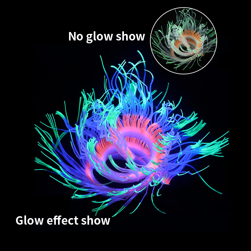 Soft Silicone Sea Anemone Cora - đánh giá và giá Aquarium Plant Gel