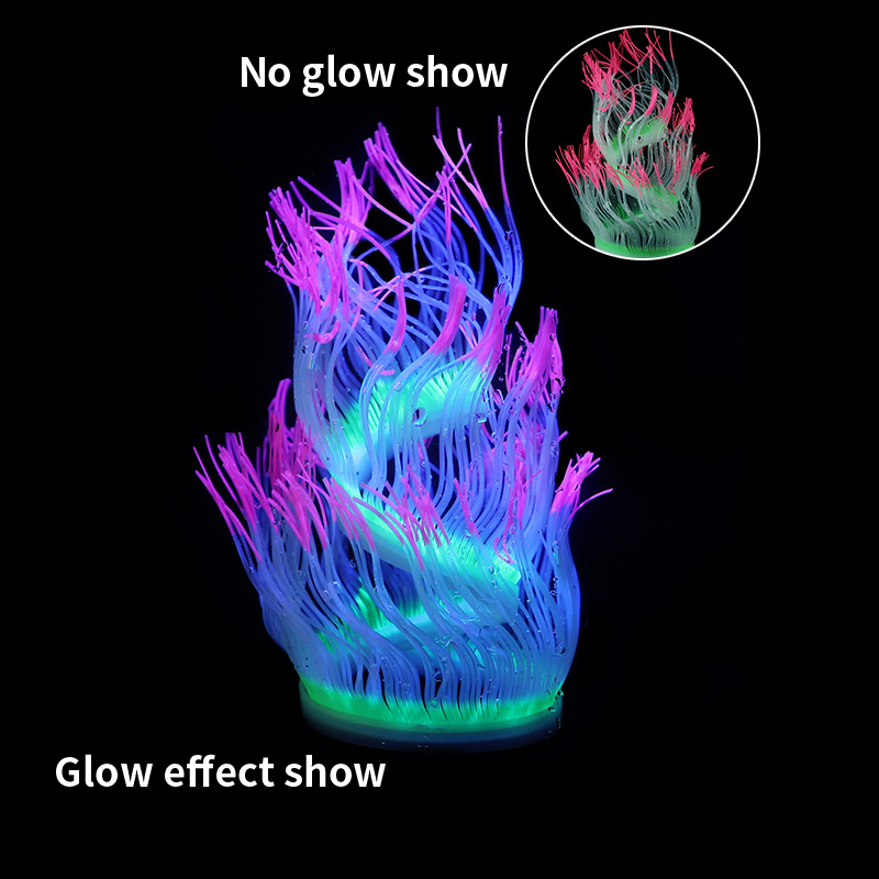Soft Silicone Sea Anemone Cora - đánh giá và giá Aquarium Plant Gel